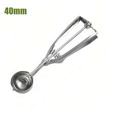 1/3-Piece Stainless Steel Ice Cream Scoop Set, Trigger Release Cookie Dough Scoops, Small/Medium/Large Size For Baking, Cupcakes & Frozen Desserts - Multicolor - View 14