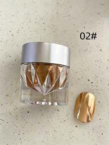 1 Botol (0,5g) Bubuk Kuku Glitter Moonlight Mirror Bubuk Aurora Dekorasi Kuku - MultiWarna - View 16