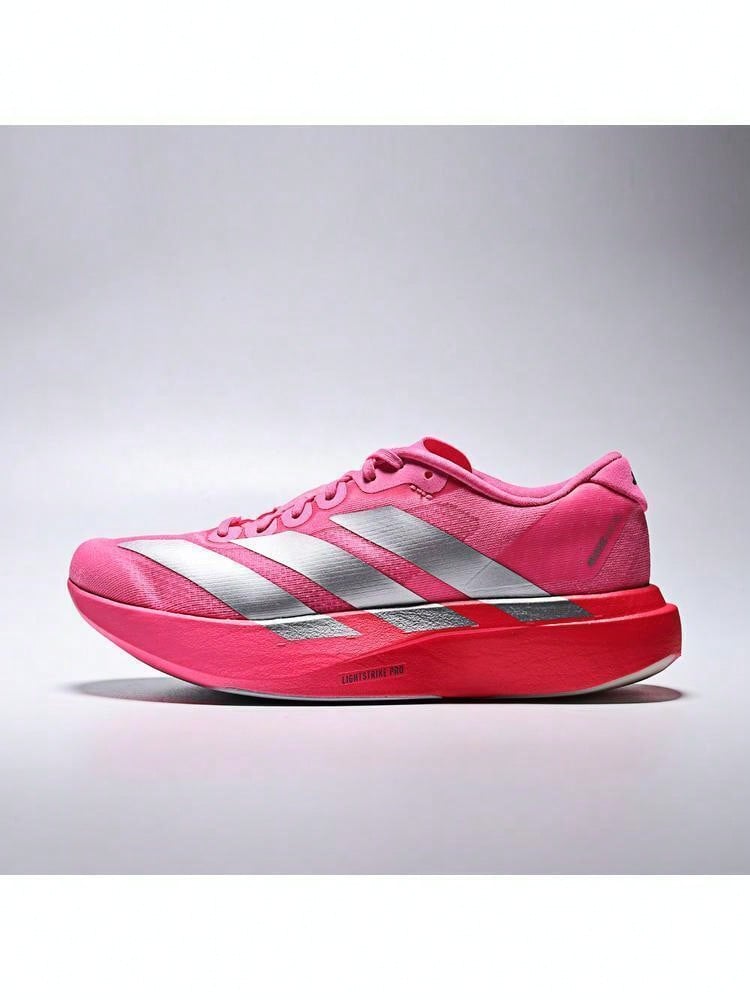 Adidas 女款 Adizero Evo SL W 低筒跑步鞋 LA5894 - 西瓜粉 - 查看 1