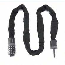 1pc 90cm Bicycle Chain Lock 5-Digit Combination Lock Anti-Theft Lock Extended Thickened Lock Electric Combination Chain Lock Cycling Gear Multi-Function Security Lock Outdoor Cycling Anti-Theft Security Lock - Multicolor - View 2