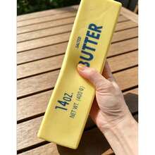 1pc Random Style 22cm Giant Butter Stick, Soft Touch, Warm Texture, Stress Relief, Perfect For Holiday Gifts, Fun And Cute Gifts, Birthday Gifts, Easter Gifts, Halloween Gifts, Christmas Gifts, Party Gifts, Squishy, Squishy Toys, Squishy Stress Toy, Dumpling Squish, Toys For Adults Women - Butter Sticks - View 9