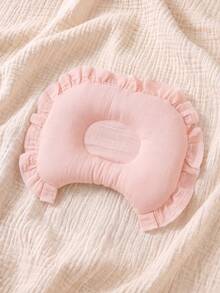 1pc Baby Pillow, Size 17*26cm, Soft Gauze Fabric, Suitable For Newborns And Infants - Cute Design Gauze Ruffle Baby Pillow, Perfect Sleep Gift For Girls. Suitable For Daily Use. - Multicolor - View 14