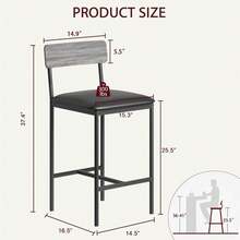 Dining Chairs - Grey - View 5