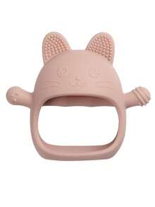 1pc Cute Silicone Baby Teether Wrist Teething Toy With Textured Massage Nubs Anti-Drop Infant Teether Baby Shower Gift For 0-12 Months Babies - 多色 - 查看 14