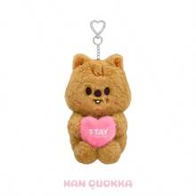 Official Authorized New SKZOO Plush Doll Pendant, "Stay In My Little House" Heart-Shaped Plush Keychain, Super Cute Bag Charm - Multicolor - View 17