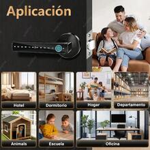 Smart Door Lock - Black - View 10