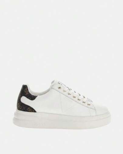 GUESS ELBINA FLJELB FAL12 Zapatillas Bajas Mujer Blanco