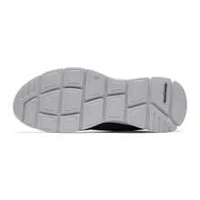 Skechers Men's LITE-WEIGHT Series Large Mesh Lace-Up Lightweight Cushioned Running Shoes - Black and White - View 6