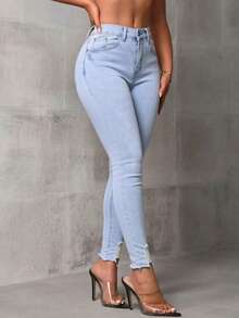 Women Jeans - Light Blue - View 3