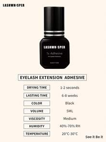 Professional Eyelash Extension Glue 5ml-25ml, 0.5s Quick Dry Low Odor Waterproof Mink Lash Adhesive, Ultra Strong Bond Lasts 6-8 Weeks - Multicolor - View 10