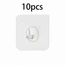 Transparent Strong Adhesive Magic Hooks Self-Adhesive Plastic Hangers Bathroom Sundries Packaging Bag - Multicolor - View 11