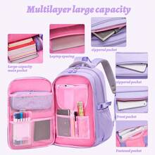 2pcs/Set Girls Casual Backpack With Handbag, 2026 Back To School Backpack, Multi-Functional Large Capacity School Bag, Teen Outdoor Travel Bag - 2-piece Set - View 4