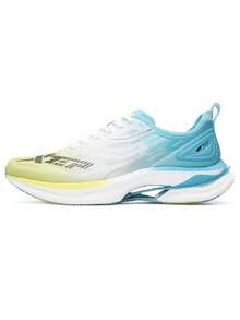 XTEP Men's Running Shoes Ultra Light 7.0 PRO 2026 Summer New Breathable Racing Training Running Shoes 977219110007 Celery Green/Smart Blue - Smart Blue/Celery Green - View 1