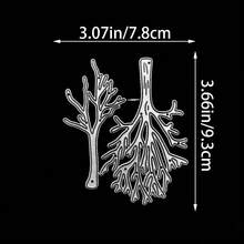 樹木金屬模切，松樹聖誕樹 DIY 壓花卡片製作相片裝飾紙模切 剪貼簿卡片製作 - MC1409 - 查看 8