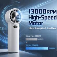 Ultra-Quiet Portable Desktop Fan, USB Fast Charging With Long Battery Life, 3-Speed Adjustable Wind, Stand Or Handheld For Multiple Use Scenarios, Essential Cooling For Indoor And Outdoor In Summer, Lightweight Design Saves Space, Soft Yet Powerful Airflow For Refreshing Comfort - Multicolor - View 13
