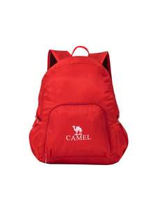 CAMEL CROWN 輕量戶外登山背包 女款 旅行徒步一日背包 休閒校園包 男大學生適用 - 紅色 - 查看 2