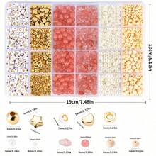 720pcs Asymmetrical Stone Perforated Beads, DIY Jewelry Accessories Material Kit, Handmade Necklace Bracelet Jewelry Series - Multicolor - View 11