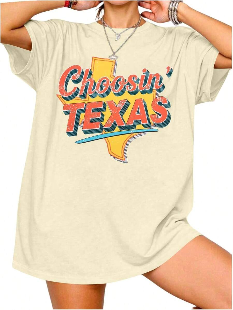 Women T-Shirts - 杏-aa - 查看 1