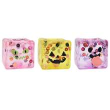 1pc Halloween Cube Squishy Stress Relief Toy, Soft Non-Sticky Fidget Toy - Multicolor - View 6