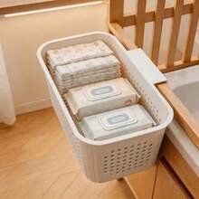 No-Drill Bedside Diaper Storage Basket, Hanging Storage Bin, Can Store Wet Wipes, Picture Books And More, Multi-Functional Bedside Storage Organizer - Multicolor - View 1