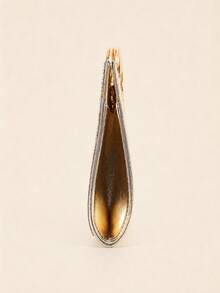 Women's Fashion Sparkling Crystal Rhinestone Evening Clutch Bag, Clear Bag Pearl Bag Evening Bag, Lightweight Dinner Bag, Party, Banquet,Wedding - Gold - View 6