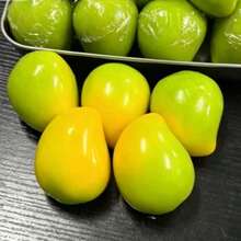 1pc Temperature-Sensitive Mango Building Block Handmade Ball DIY Realistic Fruit Stress Relief Toy - Multicolor - View 8