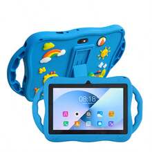 1pc/Children Electronic Learning Toy/4GB RAM + 64GB Storage/7 Inch Tablet/Quad-Core 1.3GHz Processor/Android 13 System/1280x800 IPS High Definition Resolution Screen/2MP + 5MP Dual Camera/4000mAh Large Capacity Battery/Support WiFi Games/Made Of ABS Plastic + Silicone Material Tablet (Includes: Packaging Box/Data Cable/Instruction Manual/OTG Adapter/SIM Card Pin) - Multicolor - View 11