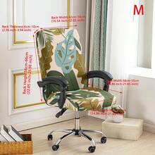 1 buah Sarung Kursi Kantor Bermotif, Sarung Kursi Gaya Minimalis, Cocok Untuk Kantor, Ruang Belajar, Ruang Keluarga, Sarung Kursi Kantor Bermotif dengan Resleting - beraneka warna - View 12