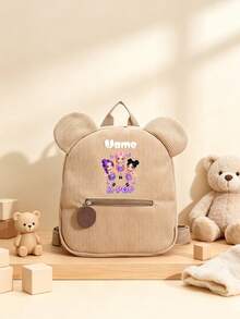 1pc Mini Back To School Personalized Customized Backpack, Casual Versatile K-POP Theme Print, Zipper Closure Nylon Material, Adjustable Shoulder Straps, Hand-Carry, Suitable For School, Shopping, Daily Outings, Outdoor Trips. Birthday Gift. - Multicolor - View 15