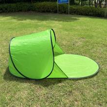 Single Pack Ready-To-Use Beach Tent - UV Protection Sunshade, Lightweight Beach Canopy, Outdoor Adventure UV Protection Sunshade - 30 Second Quick Setup - Family Beach Essential - Music Festival Camping Gear - Backyard Shade - Sports Event Shade - Emergency Sun Protection Convenient - Multicolor - View 8