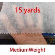 1 Roll 12 Inch*15 Yards Non-Woven Fusible Interlining, Iron-On Sewing Accessory, Lightweight And Medium Weight, Clothing Interlining, DIY Handmade, Garments, Bags, Home Decor - A - View 9