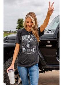 Women T-Shirts - 米色 - 查看 5