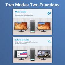 Adaptor VENTION DisplayPort ke HDMI 1080P@60Hz, Konverter Video DP Male ke HDMI Female, Adaptor Plug-and-Play Berlapis Emas untuk Laptop, Monitor, HDTV, Proyektor - View 5