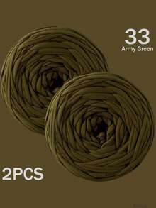 1/2件 T-Shirt 紗線，大號 300g±20g/件 -2cm 寬，編織布料柔軟聚酯纖維紗線，適用於 DIY 鉤編包包、籃子、地墊、拖鞋、娃娃、紗線手工藝。多色紗線、度假紗線、鉤編紗線、手工紗線、多功能鉤編配件、手工禮物 - 彩色 - 查看 108