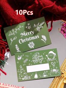 Christmas Decoration Scratch-Off Card Set (10pcs/20pcs), Featuring Santa Claus And Christmas Tree Patterns - DIY Holiday Gift Coupons, Party Game Prizes, Includes Lucky Scratch-Off Stickers, Cute Cartoon Christmas Scratch-Off, Creative DIY Gift Coupons, Suitable For Holiday Parties And Events - View 18