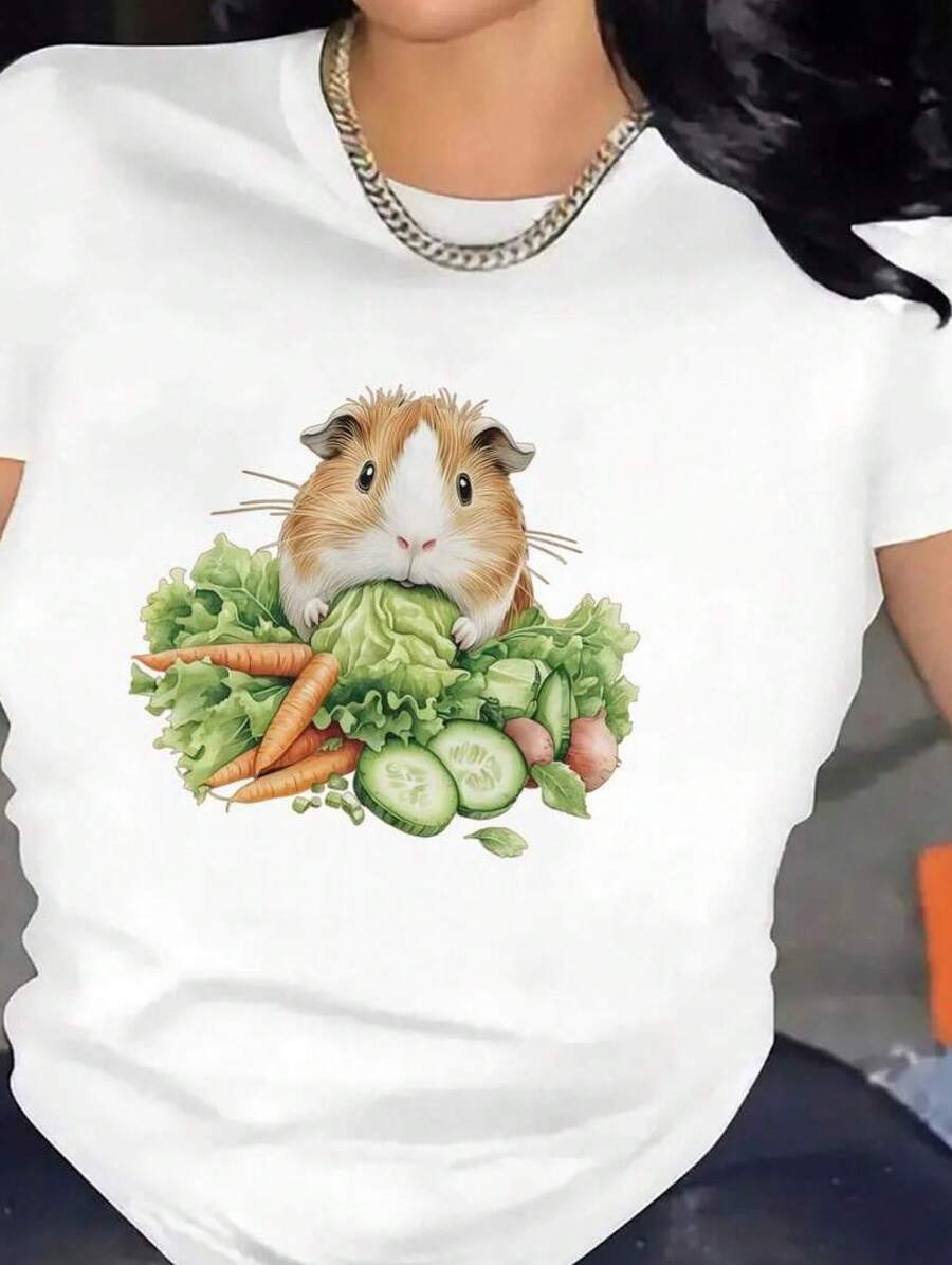 Women T-Shirts - 白色 - 查看 1
