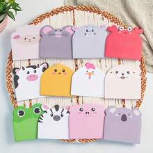 240pcs Cute Animal Shaped Blank Sticky Notes, Memo Pads, Notepad (20 Sheets/Book, 12 Books) - one-size - View 15