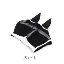 1pc Breathable Mesh Adjustable Horse Fly Mask With Ear Covers Anti Mosquito Insect Sun Protection Equine Face Cover - View 16