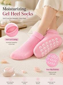 Reusable Gel Moisturizing Foot Socks - Soft Hydrating Socks, Foot Care Socks, Easy To Clean Lightweight Design, Suitable For Home Foot Care, Relieve Cracked Heels And Soften Rough Skin - Multiple Styles - View 10
