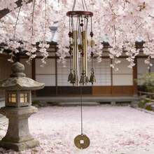 Vintage Style Hanging Decor Creative Home Decoration Bell Wind Chime, Suitable For Home Garden Yard Outdoor Hanging Decor - A - View 5