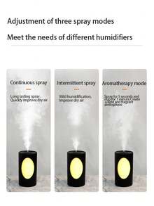 EIGIIS Portable Small Humidifier, 600ml USB Humidifier, Equipped With Warm Night Light Design, 3 Mist Modes, Ultra Quiet, Suitable For Travel, Office, Car, Home And Other Places. - A - View 7