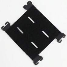 1pc Square Laser Cut MOLLE Compatible Plain Nylon Strong Adhesive Tactical Gear Loop Patch Base - Multicolor - View 8