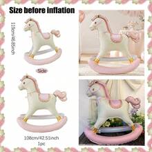 33pcs Pink Princess Birthday Balloon Set - Rocking Horse & Bow Foil Balloons, Suitable For Girls Birthday Party Decoration, Applicable For Home And Photo Occasions, Especially Suitable For Princess Theme And Baby Shower Events, Anniversary, Room Decoration. - View 12