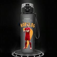 FIFA FIFA 2026世界盃 C羅 #7 粉絲水杯，EPDM材質，防漏大容量，便攜足球支持者水杯，適合健身、訓練與戶外，葡萄牙球迷禮物 - 彩色 - 查看 29