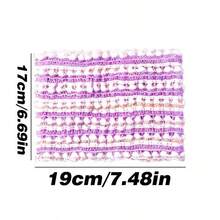 Faixa Elástica para Lavar o Rosto Feminina, Elástico para Cabelo para Cuidados com a Pele e Maquiagem, Acessório de Cabelo Minimalista, Faixa Sem Vincos e Sem Pressão para Lavar o Rosto e Decoração Externa - Multicolorido - Visão 7