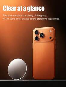 1pc Transparent Camera Lens Protector Film With Alignment Tool, Compatible With IPhone 17/17 Air/17 Pro/17 Pro Max/16/16 Plus/16 Pro Max/15 Pro/15 Pro Max/14 Pro/13 Pro Max, Crystal Clear Lens Cover, Precise Fit, Anti-Scratch, Bubble-Free - Clear - View 5