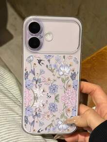 Spring/Summer Pastoral Floral Swallow Butterfly Transparent Phone Case, Air Cushion Anti-Drop Shockproof Case, Raised Camera Lens Protection, Compatible With Apple 17Pro Max/17Pro/17/16Plus/16Pro Max/15/15Pro/15Pro Max/14/14Plus/15Plus/13/13Pro/13Pro Max/12/12Pro Max/Air/11/11Pro Max Soft Shell - Clear - View 1