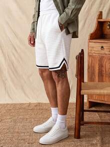 glestore Men's Vintage Casual Sports Long Pants, Essential For Vacation, Create A Relaxed Look - White - View 3