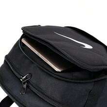 Nike Brasilia Logo 24L Fabric Backpack Medium Unisex Black - Black - View 7
