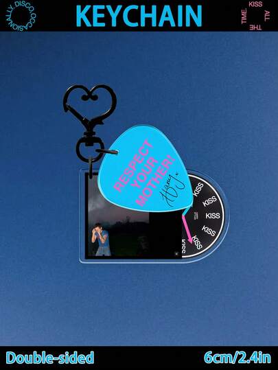 HarryStyless Keychain, Kiss All The Time Keychain, Disco Occasionally Keychains, Album Keychains, Disco Keychains, Music Fans Merch Good, Double-Sided Keychains, Collectible Keychains, Bag Charms, Car Accessories, Holiday Gifts, Birthday Gifts